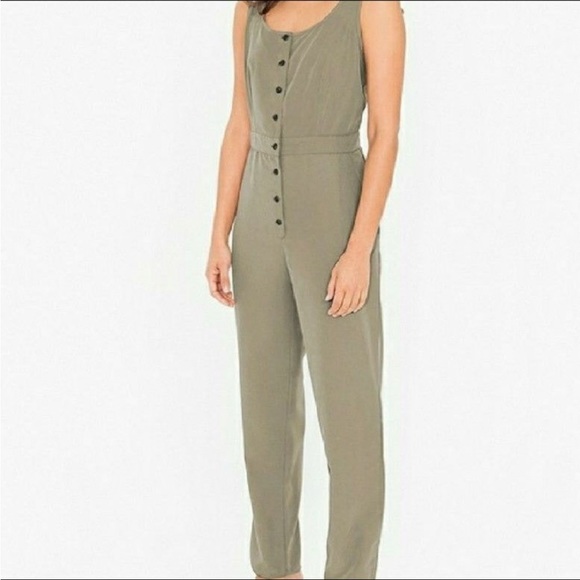American Apparel Frankie jumpsuit size S in Hampton green - Picture 2 of 4